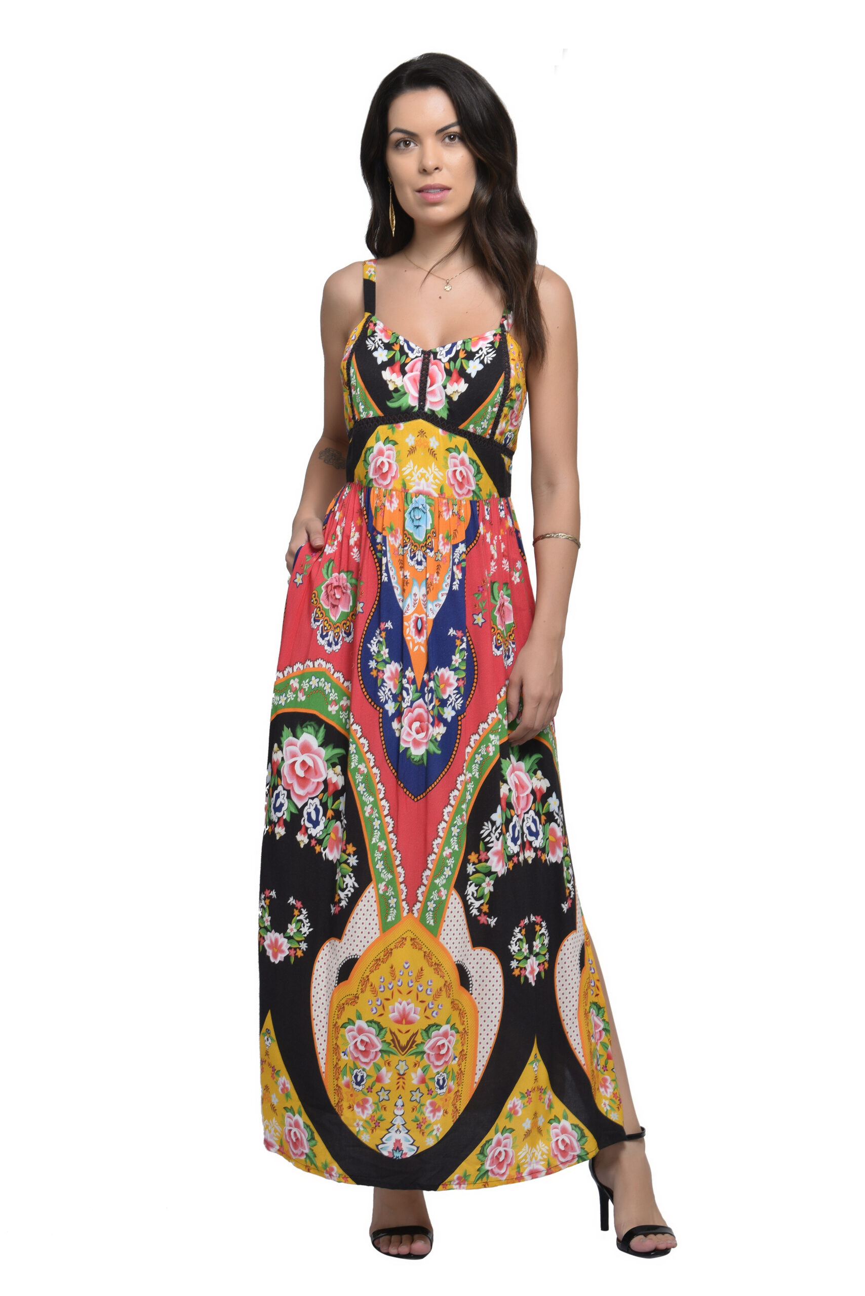 Long Print Dress (4)