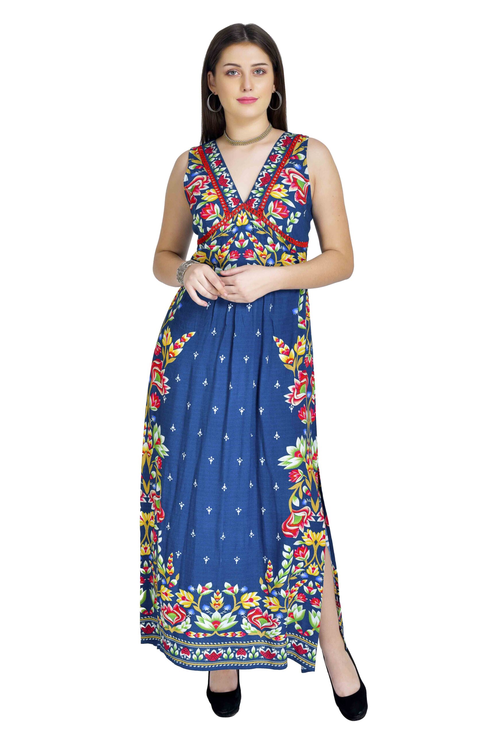 Long Print Dress (5)